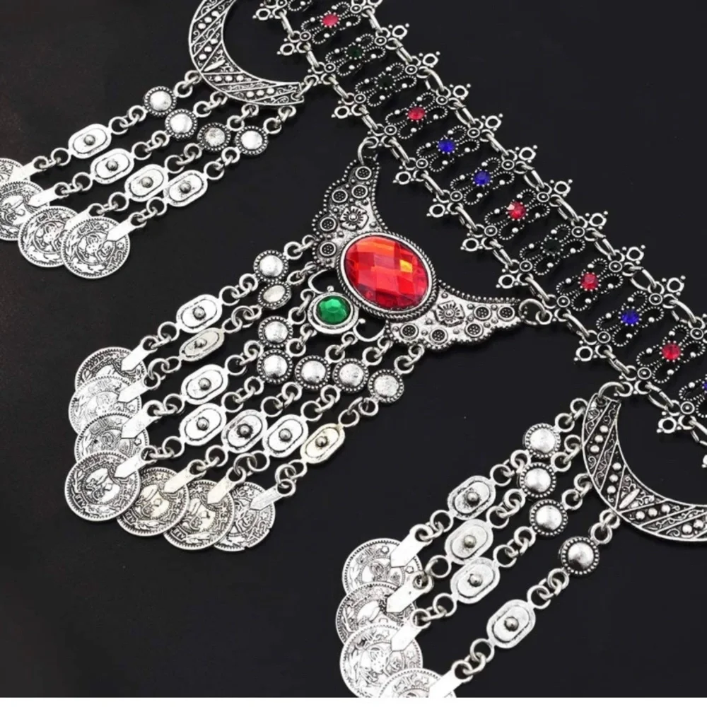 New Rave Festival Belly Chain Body Jewelry Belt Chain NWT - Picture 2 of 7